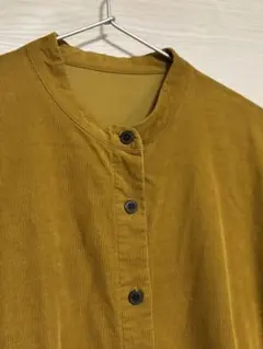 処分価格❣️リブインコンフォート　からし色　ワンピース　フェリシモMPサイズ