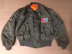 ALPHA INDUSTRIES MA-1 フライトジャケット　ワッペン後付け