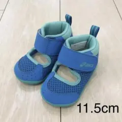 【新品未使用】アシックス AMPHIBIAN FIRST ブルー 11.5cm