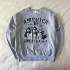 US古着 NATIVE AMERICAN ネイティブアメリカン　スウェット