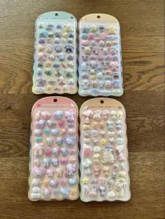 正規品　 コットンパフィシール サンリオ　スヌーピー　4枚セット