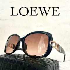 極美品　LOEWE　ロエベ　サングラス　SLW782G　ブラウンレンズ・フレーム