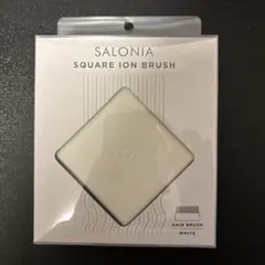 SALONIA SQUARE ION BRUSH SL-014WH ホワイト