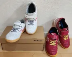 mizuno&アンブロ トレーニングシューズ　21cmと22cm　サッカー