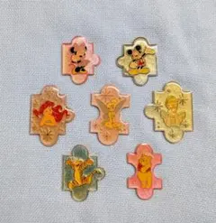 ィズニーランド ジグソーパズル ピンバッジ 9種コンプ セット - メルカリ
