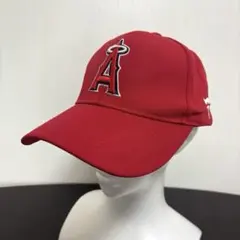 MLB ロサンゼルス・エンゼルス キャップ レッド ベースボールキャップ 赤