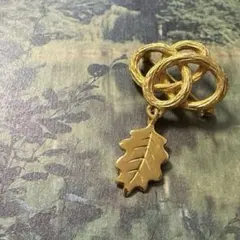 175.Jonette Jewelry Company リーフデザインブローチのサムネイル