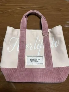 新品ショッパー付き⟡.Herlipto ハリプ トートバッグ ピンク 新宿限定 匿名配送】Herlipto ハリプ トートバッグ 新宿 ピンク - メルカリ