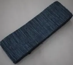 M16-13 正絹 男物 角帯 紺系