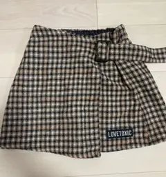 LOVETOXIC チェック柄スカート