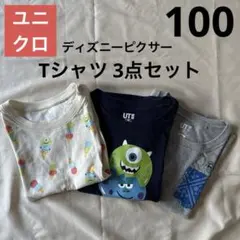 ユニクロ キッズ ベビー 100 ディズニー Tシャツ 3点セット