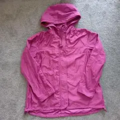 GU ジーユー フード付き マウンテンパーカー ピンク Mサイズ