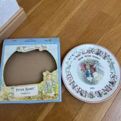 ウェッジウッド　ピーターラビット　クリスマスプレート　1992年