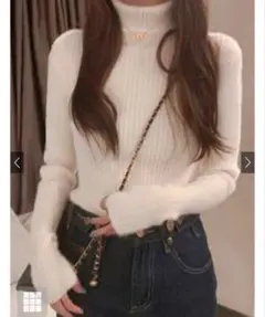 グレイル　タグ付き　タートルネックリブニットトップス[k8534v]15