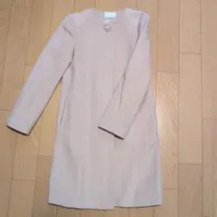 index ベージュ ロングコート