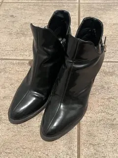 ZARA ショートブーツ アンクルブーツ ブラック 37 24cm