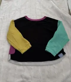 BREEZE カラフル　ワッフル　トップス