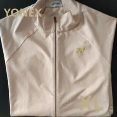 ✿YONEXテニスジャケット レディースウォームアップXLサイズ スキンピンク