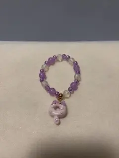 猫チャーム ブレスレット