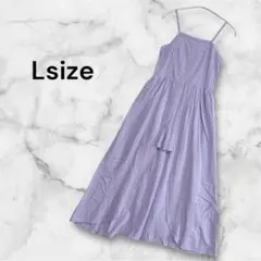 art class 【L】ラベンダー レディースキャミソールロングワンピース 紫