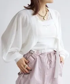 ◆ W closet ダブルクローゼット 4WAY シアーボレロ freeのサムネイル