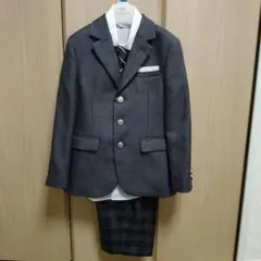 グレー フォーマルスーツ セット　120cm