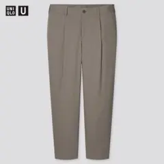 UNIQLOU ユニクロU リラックスフィットテーパードパンツ カーキ 73cm