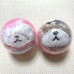 シュガーバニーズ ふわふわ巾着 しろうさ　くろうさ