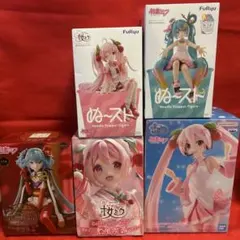 新品未開封 値下げ可能！NIKKE 桜ミクぬースト 美少女フィギュア4体