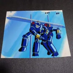☆セル画☆ テクノポリス21C／貴重なロボット作画／夜景背景コピー付き 