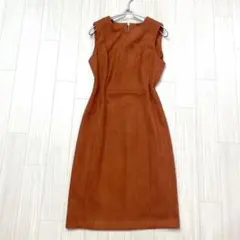 allureville スラッシュネックフレアワンピース 2 オレンジ - メルカリ