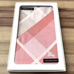 ✨人気✨新品未使用品✨BURBERRY バーバリー ハンカチ（2枚） 綿 ピンク