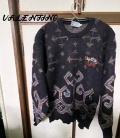VALENTINO ニット 古着 柄 短丈