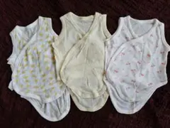 UNIQLO　メッシュ素材　 前開き　ベビー肌着 3枚セット 60cm
