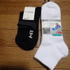 FUKUSKE３足　HEAD １足セットソックス 25-27/26-28