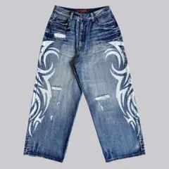 Jaded london 青バギーデニム 32inch