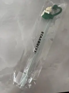 STARBUCKS ベアリスタ ストロー チャーム付き - メルカリ