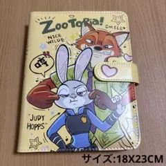 ズートピア シール帳　リングバインダー A5サイズリフィル10枚付き　合皮