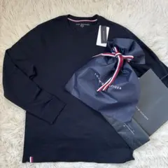 TOMMY HILFIGER ネイビー ロングスリーブ Tシャツ M