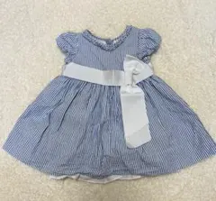 Ralph Lauren ストライプ ワンピース 6M 70