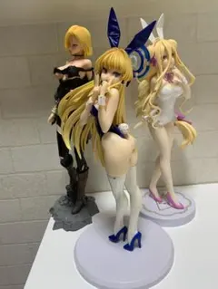 美少女　バニーガールフィギュア3体セット