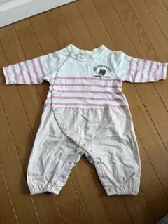 futafuta ストライプロンパース 70サイズ