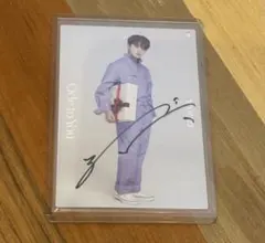 Woozi Ode to You サインカード SEVENTEEN ウジ