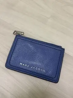 MARC JACOBS ブルー レザー カードケース