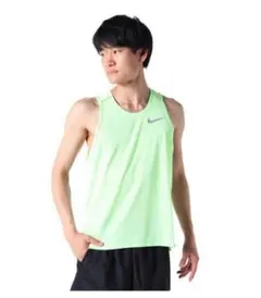 Nike ランニング タンクトップ ライトグリーン Lのサムネイル