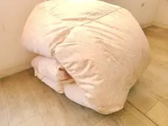 ハンガリー羽毛布団掛け布団ホワイトグースダウン　シングルロング