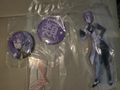 プロセカ セガラッキーくじ 神代類 アクスタ、缶バッジ