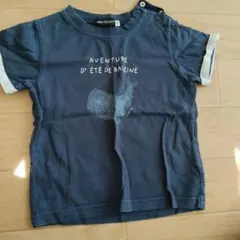 BeBe クジラプリント Tシャツ 90