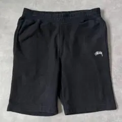 STUSSY ステューシー ショートパンツ スウェット 古着 黒 18055