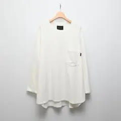 DELICIOUS デリシャス NORA 長袖 ポケット Tシャツ L ホワイトのサムネイル
